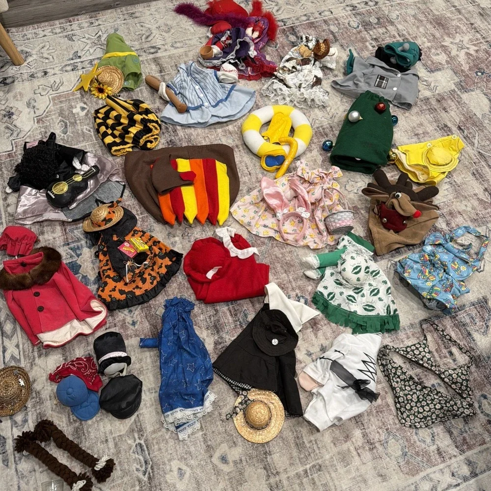 Porch Goose Outfit Lot 20+ With Accessories Holiday Summer Elvis Halloween